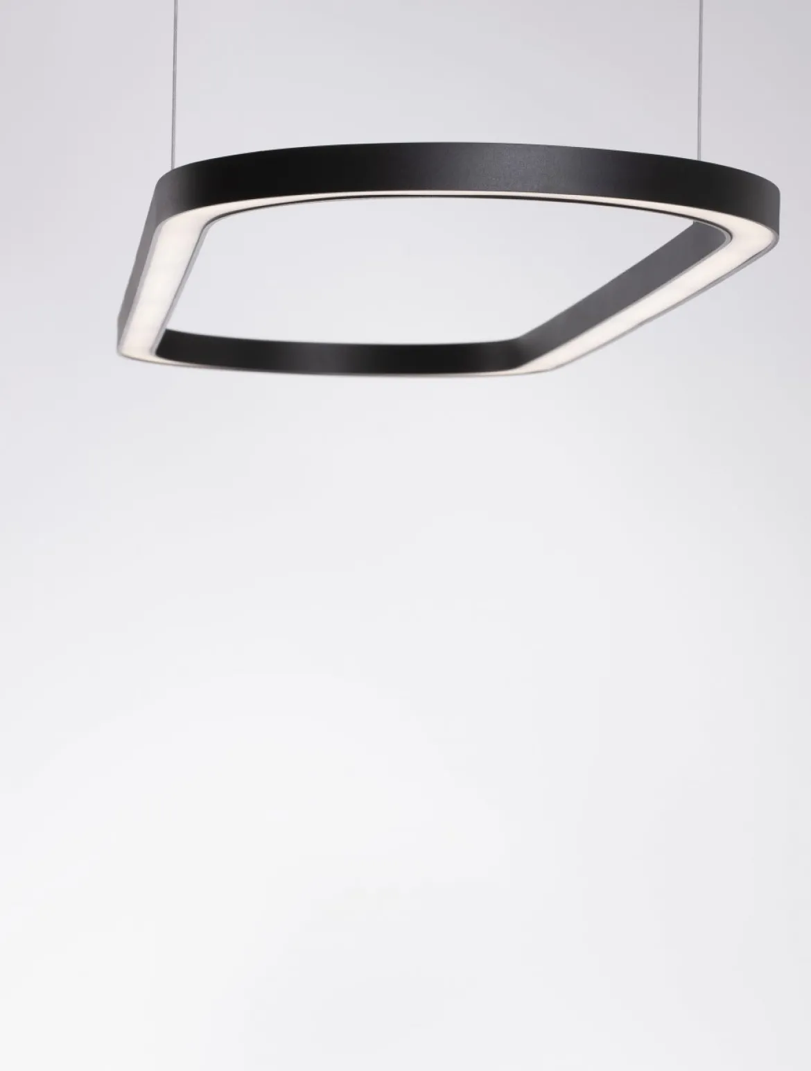 Nova Luce 9345624 CUPPE LED Pendelleuchte 120cm 3000K Schwarz dimmbar