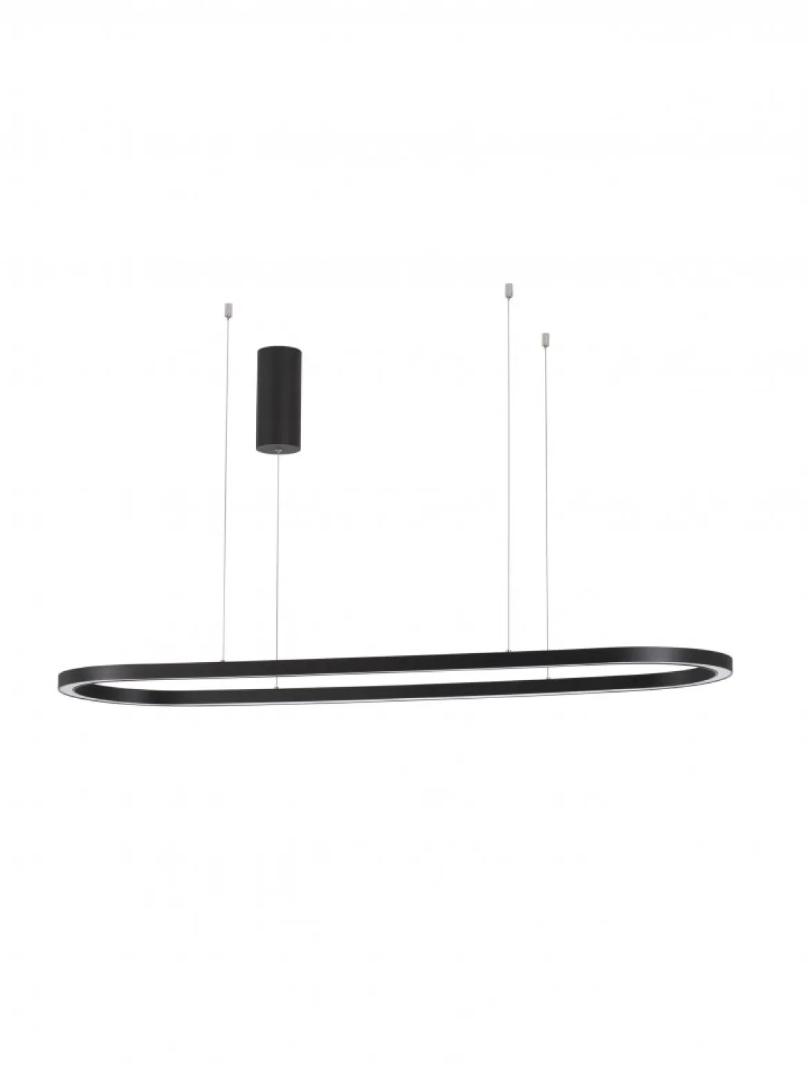 Nova Luce 9345624 CUPPE LED Pendelleuchte 120cm 3000K Schwarz dimmbar