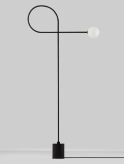 Nova Luce 9010224 DEDALO Stehlampe Schwarz Weiss G9