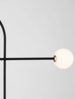 Nova Luce 9010224 DEDALO Stehlampe Schwarz Weiss G9
