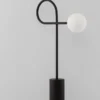 Nova Luce 9010223 DEDALO Tischleuchte Schwarz Weiss G9