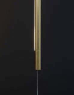 Nova Luce 9088106 ELETTRA LED Pendelleuchte 1-flammig 3000K Messing Gold