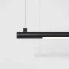 Nova Luce 9088101 ELETTRA LED Pendelleuchte 3000K Schwarz 120cm