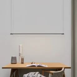 Nova Luce 9088101 ELETTRA LED Pendelleuchte 3000K Schwarz 120cm
