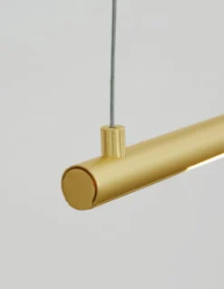 Nova Luce 9088102 ELETTRA LED Pendelleuchte 3000K Messing Gold 120cm