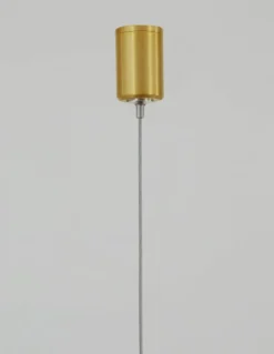 Nova Luce 9088102 ELETTRA LED Pendelleuchte 3000K Messing Gold 120cm