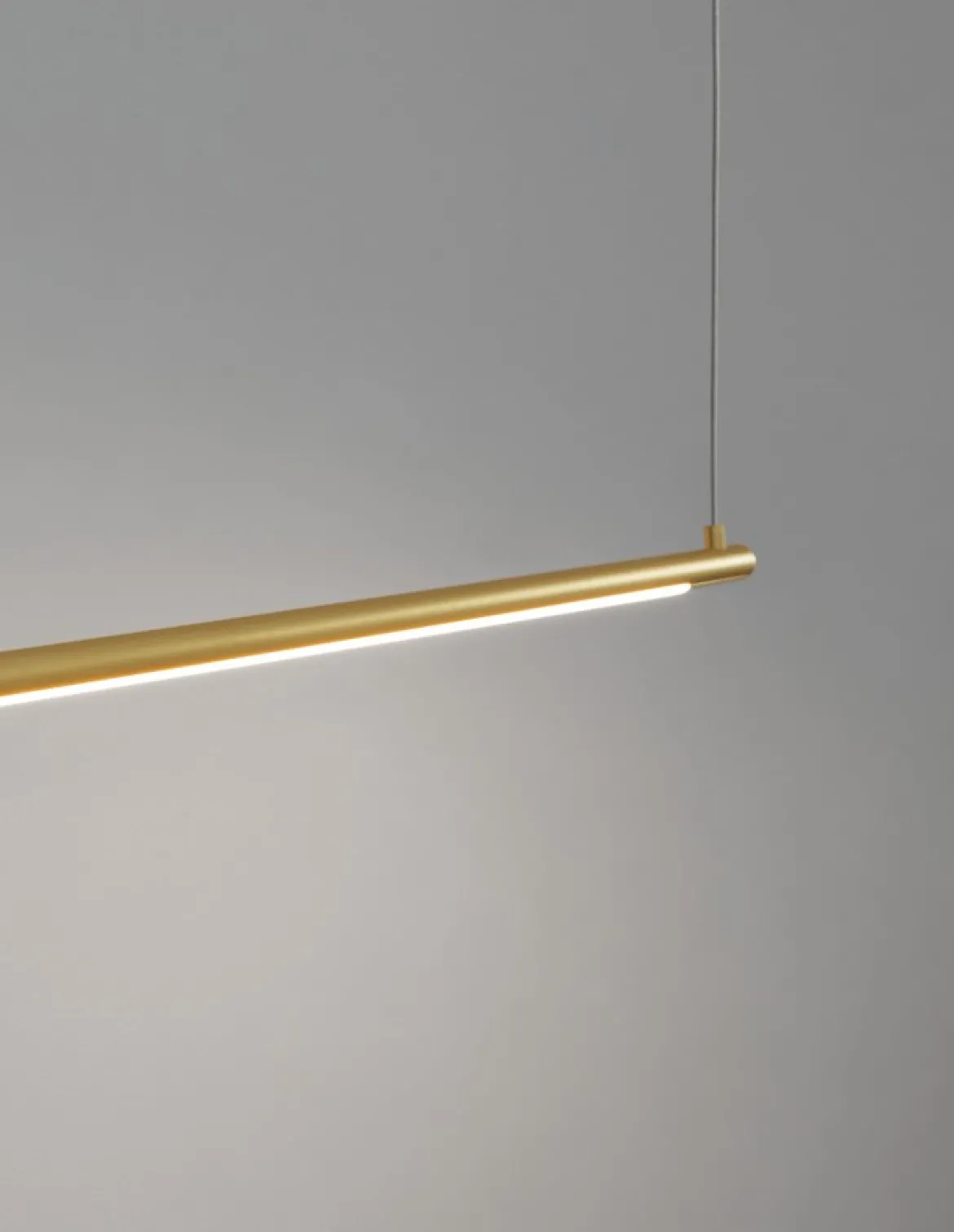Nova Luce 9088102 ELETTRA LED Pendelleuchte 3000K Messing Gold 120cm