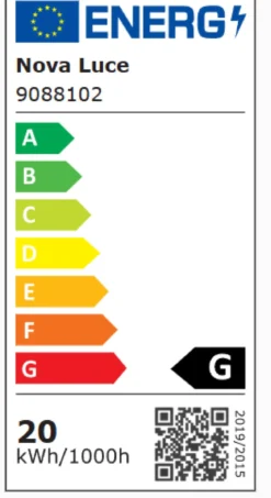 Nova Luce 9088102 ELETTRA LED Pendelleuchte 3000K Messing Gold 120cm