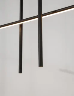 Nova Luce 9088105 ELETTRA LED Pendelleuchte 5-flammig 3000K Schwarz