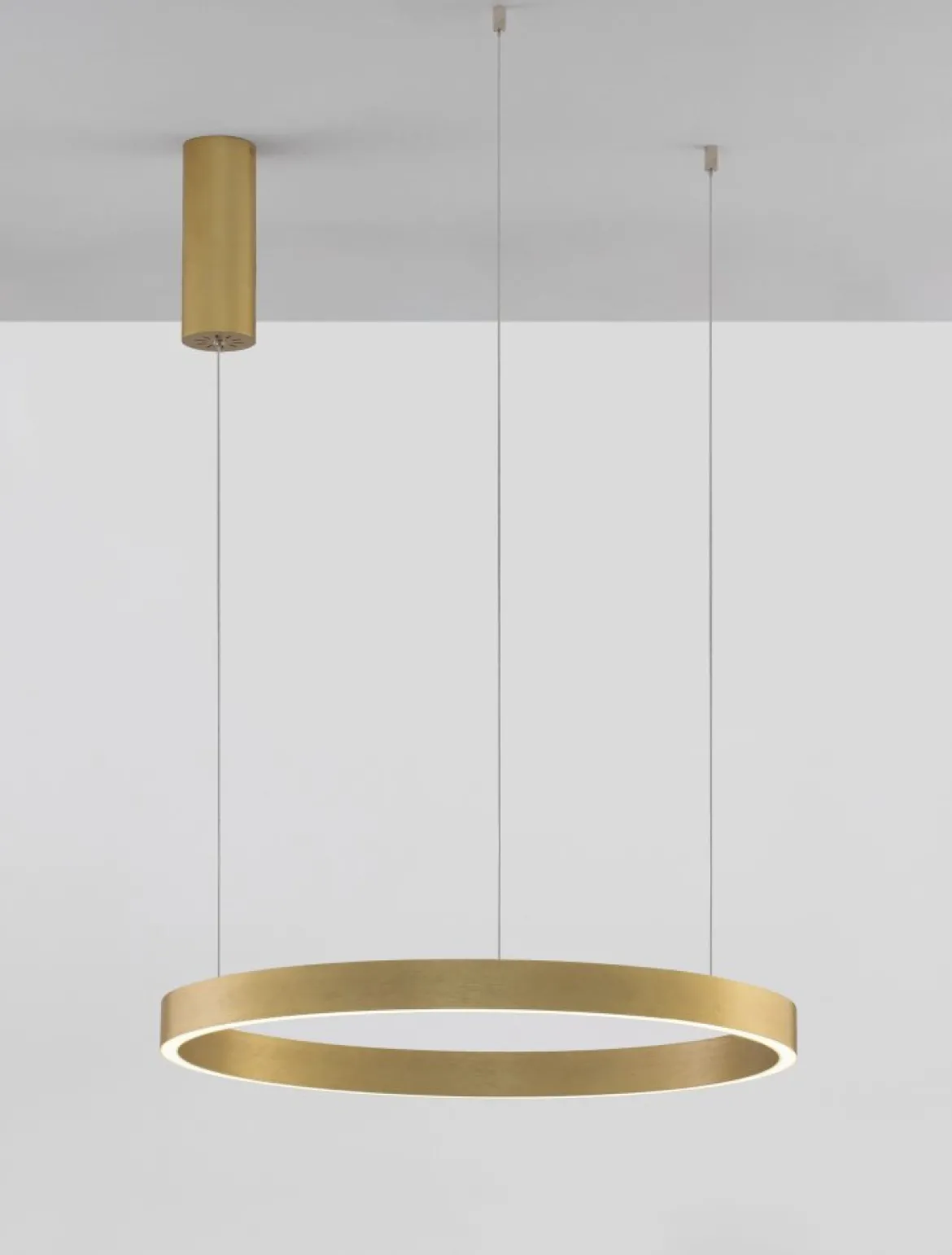 Nova Luce 9345661 ELOWEN LED Pendelleuchte 60cm 3000K Gold gebürstet dimmbar