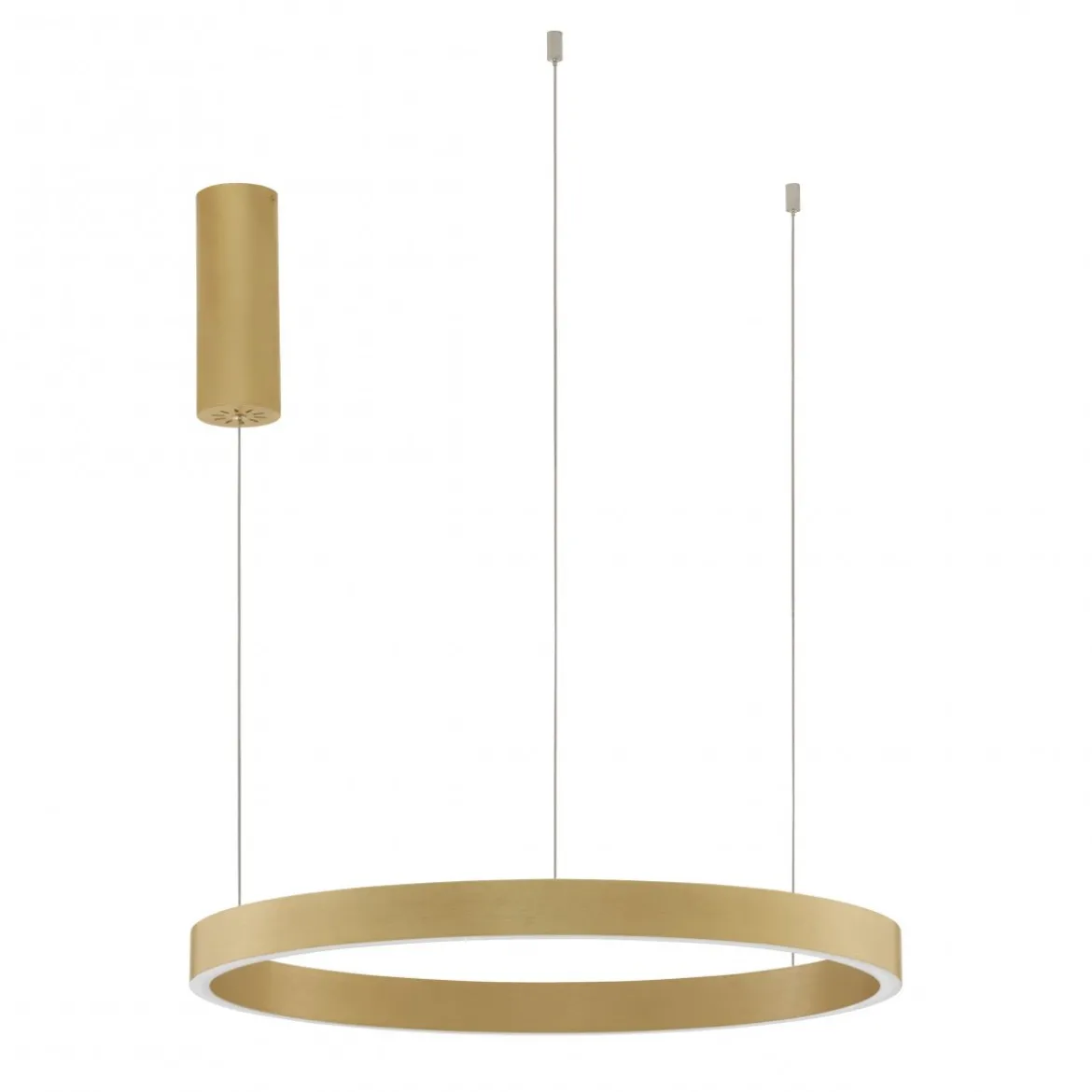 Nova Luce 9345661 ELOWEN LED Pendelleuchte 60cm 3000K Gold gebürstet dimmbar