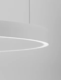 Nova Luce 9345663 ELOWEN LED Pendelleuchte 80cm 3000K Weiss dimmbar
