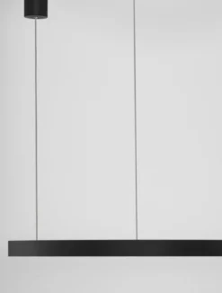 Nova Luce 9345664 ELOWEN LED Pendelleuchte 80cm 3000K Schwarz dimmbar