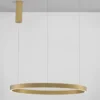 Nova Luce 9345665 ELOWEN LED Pendelleuchte 80cm 3000K Gold gebürstet dimmbar