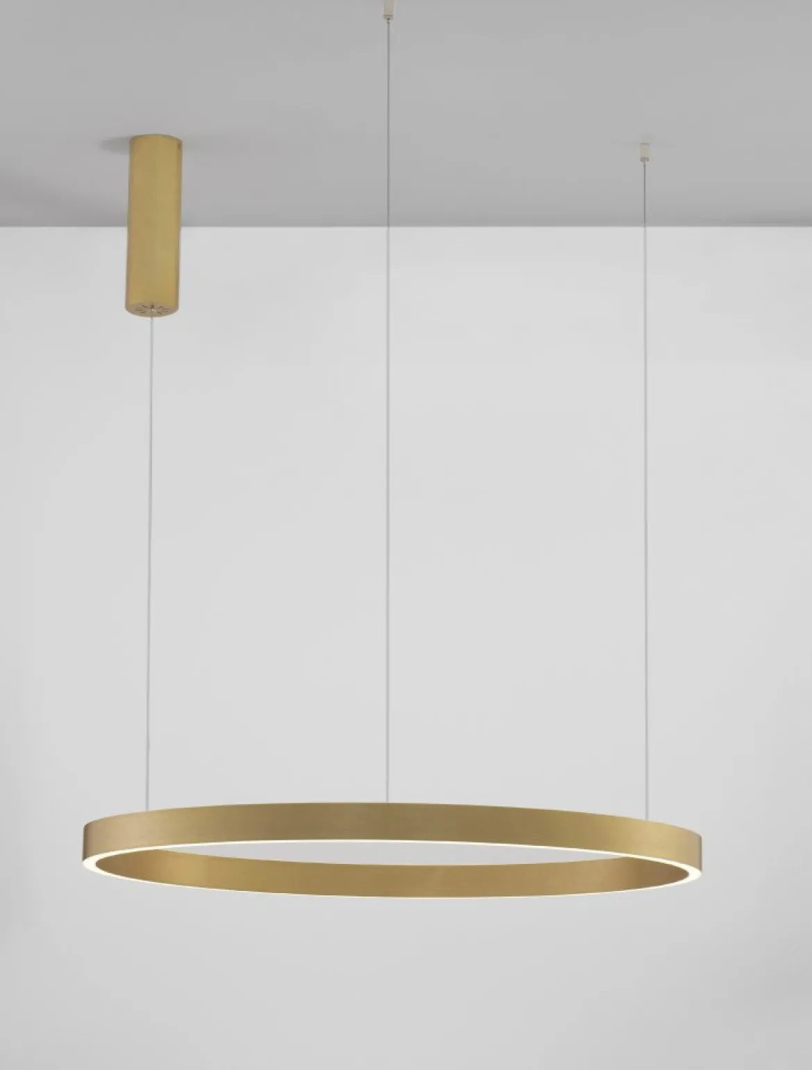 Nova Luce 9345665 ELOWEN LED Pendelleuchte 80cm 3000K Gold gebürstet dimmbar