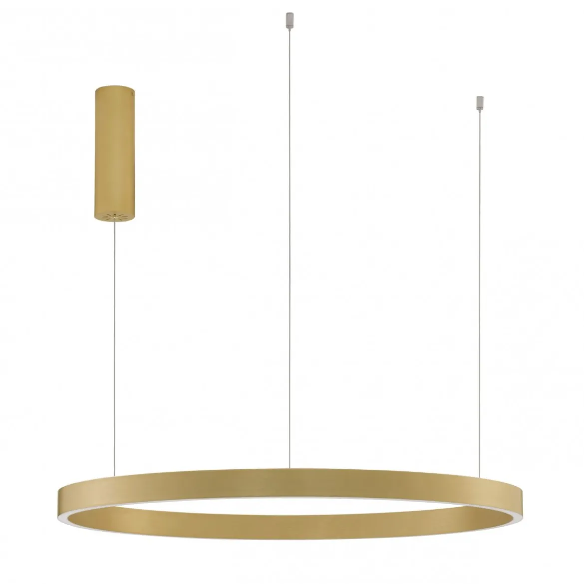 Nova Luce 9345665 ELOWEN LED Pendelleuchte 80cm 3000K Gold gebürstet dimmbar