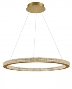 Nova Luce 9285810 FIORE LED Pendelleuchte 80cm 3000K Antik Gold dimmbar