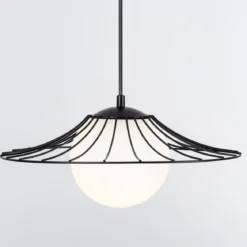 Nova Luce 9620126 FLY Pendelleuchte Schwarz E27