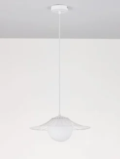 Nova Luce 9620127 FLY Pendelleuchte Weiss E27