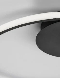 Nova Luce 9348073 FULINE LED Deckenleuchte 50cm 3000K Schwarz