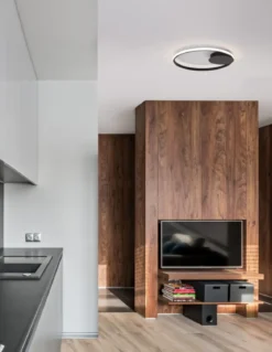 Nova Luce 9348073 FULINE LED Deckenleuchte 50cm 3000K Schwarz