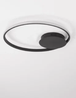 Nova Luce 9348073 FULINE LED Deckenleuchte 50cm 3000K Schwarz