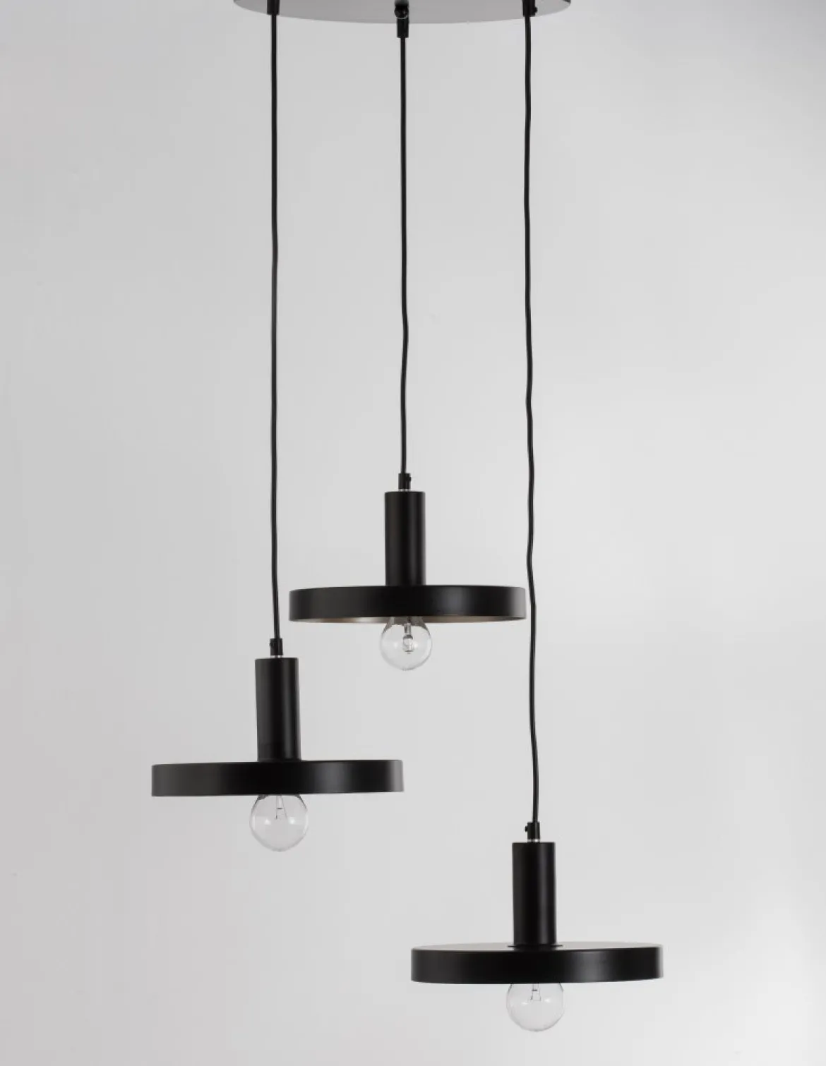 Nova Luce 9417051 GARNI Pendelleuchte 3-flammig Schwarz Gold E27