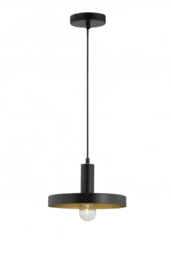 Nova Luce 9417053 GARNI Pendelleuchte Schwarz Gold E27