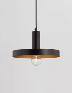 Nova Luce 9417053 GARNI Pendelleuchte Schwarz Gold E27