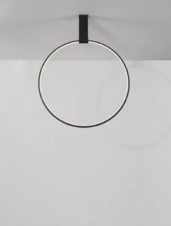 Nova Luce 9085243 GARVE LED Deckenleuchte 60cm 3000K Schwarz