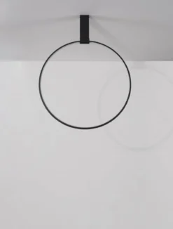 Nova Luce 9085243 GARVE LED Deckenleuchte 60cm 3000K Schwarz