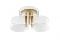 Nova Luce 9756711 GATLIN LED Deckenleuchte 3000K Messing Gold 445mm