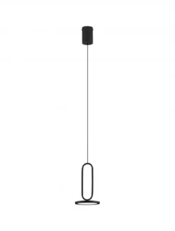 Nova Luce 9501207 GEA LED Pendelleuchte 13cm 3000K Schwarz