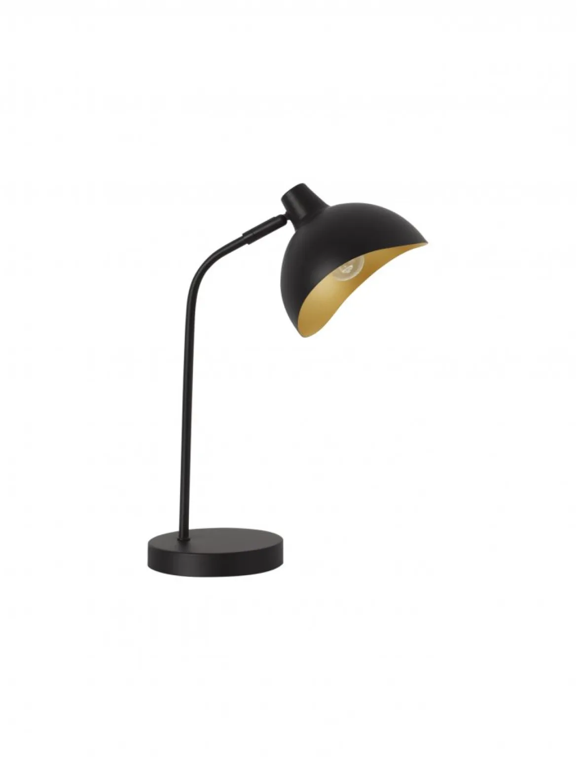 Nova Luce 9555808 GETI Tischleuchte Schwarz Gold E14