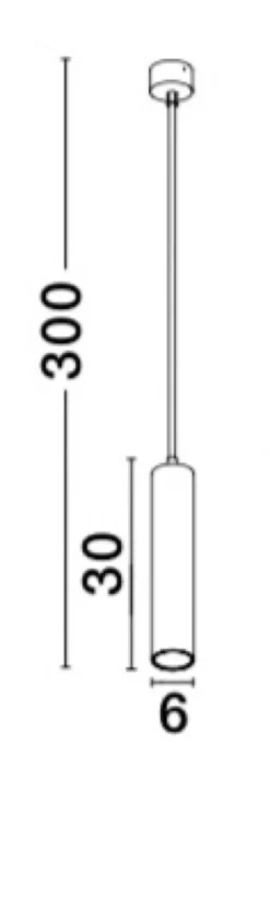 Nova Luce 834870 GIA GU10 Pendelleuchte 1-flammig Schwarz