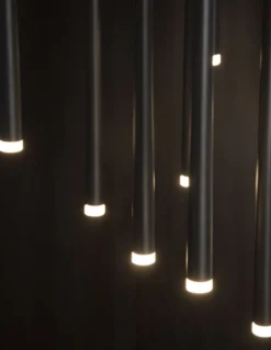 Nova Luce 9601012 GIONO LED Pendelleuchte 12-flammig 3000K Schwarz
