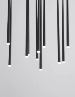 Nova Luce 9601012 GIONO LED Pendelleuchte 12-flammig 3000K Schwarz