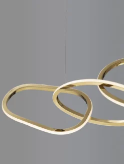 Nova Luce 9248111 GIRISH LED Pendelleuchte 100cm 3000K Gold dimmbar