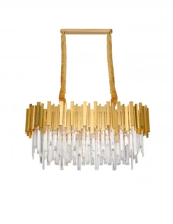 Nova Luce 9050130 GRANE Pendelleuchte 8-flammig Gold E14