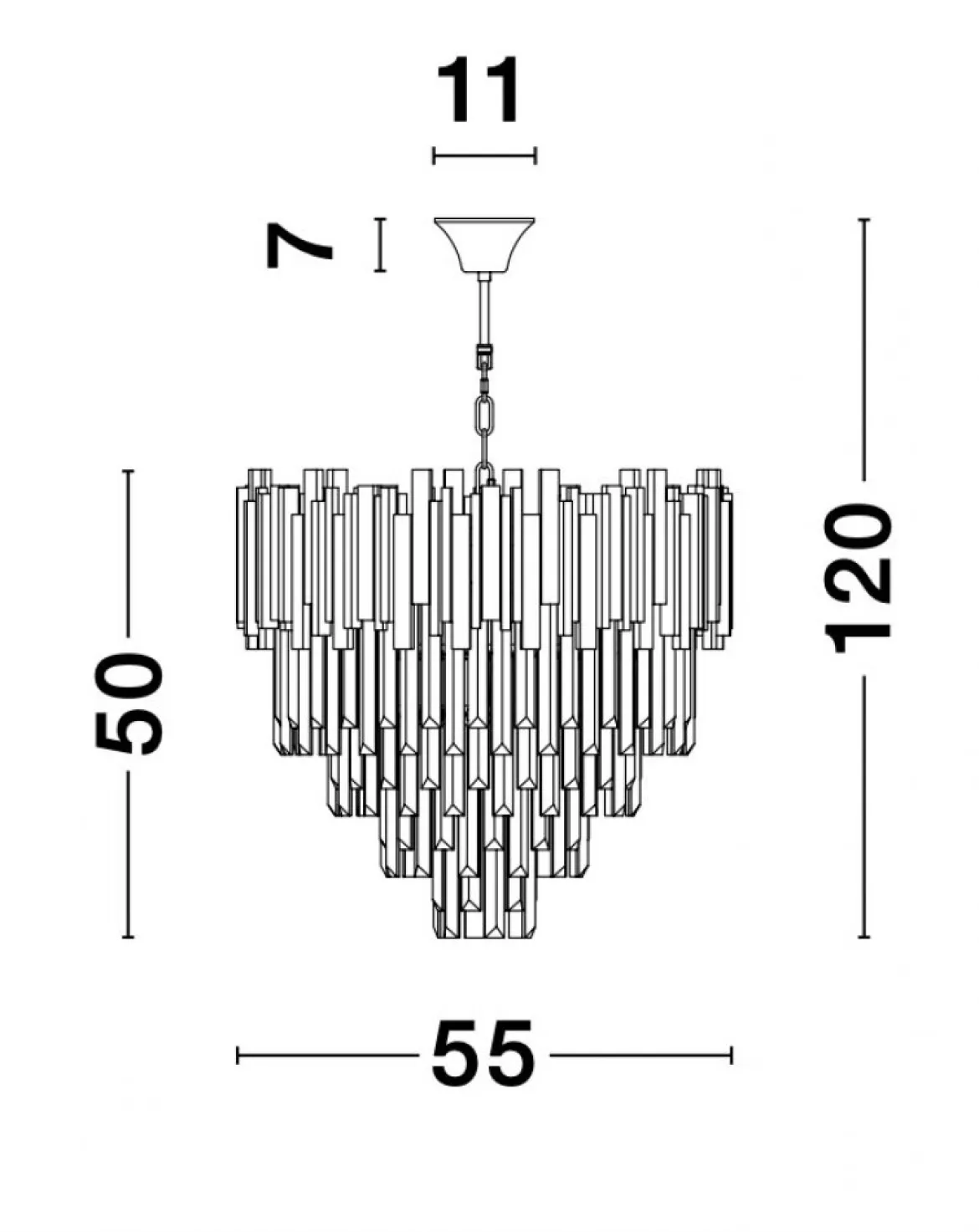 Nova Luce 9181200 GRANE Pendelleuchte 8-flammig Gold