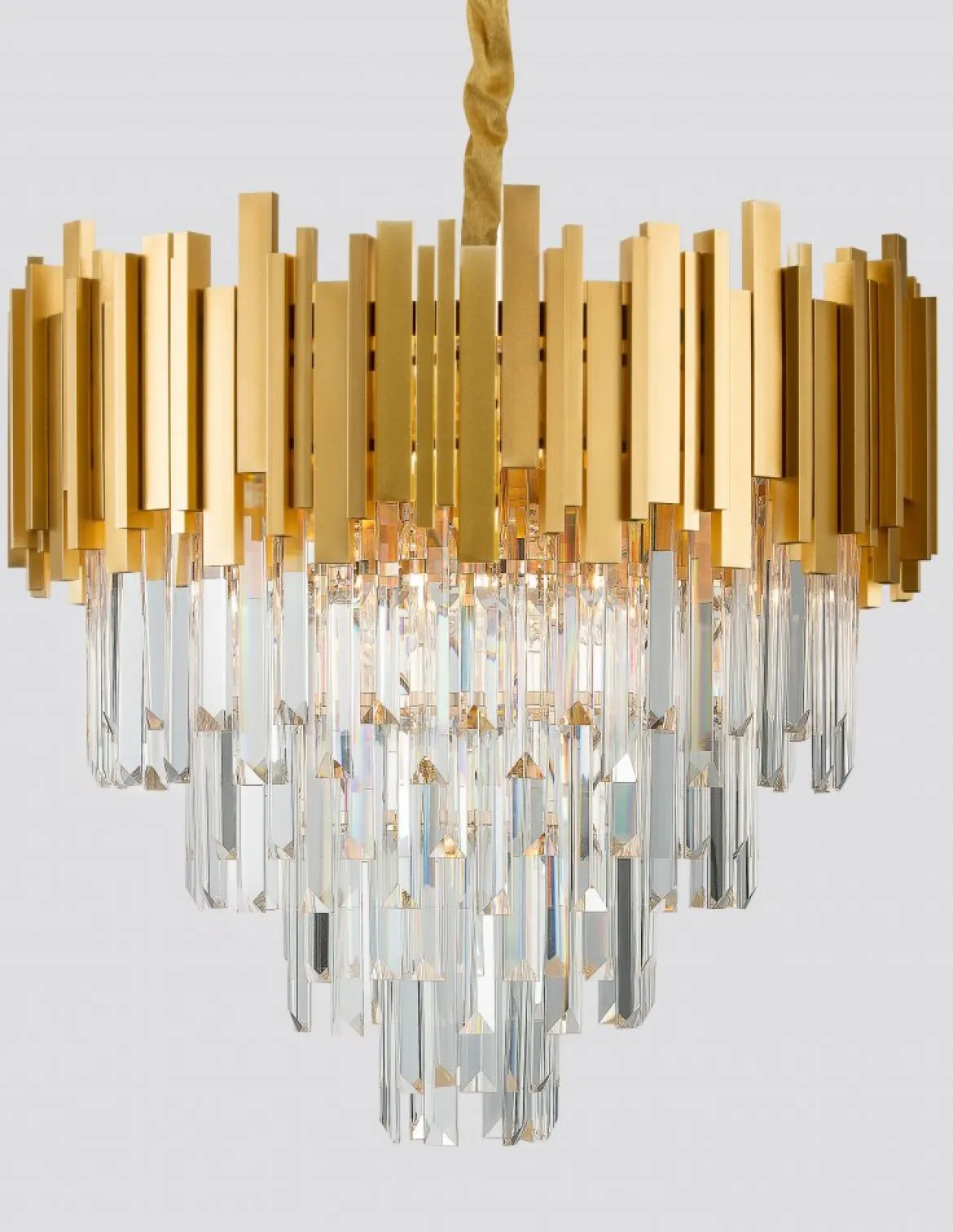 Nova Luce 9181200 GRANE Pendelleuchte 8-flammig Gold