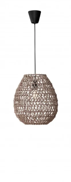 Nova Luce 9587131 GRIFFIN Pendelleuchte 33cm Mokka E27