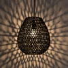 Nova Luce 9858713 GRIFFIN Pendelleuchte 33cm Schwarz E27
