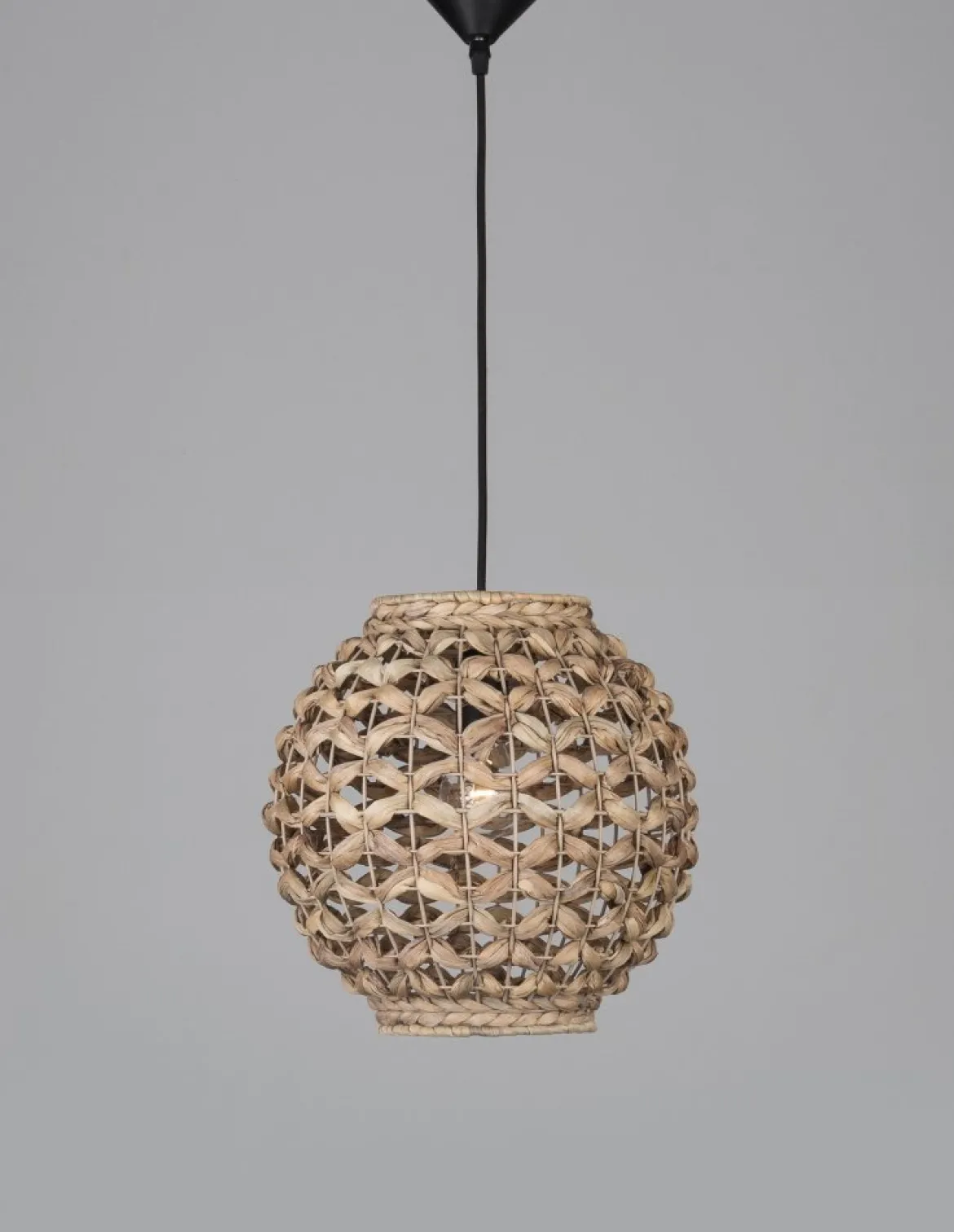 Nova Luce 9858720 GRIFFIN Pendelleuchte 30,5cm Natur E27