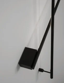 Nova Luce 9081140 GROPIUS LED Wandleuchte 3000K Schwarz