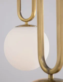 Nova Luce 9191201 GRUS Pendelleuchte 20cm Gold Weiss E27