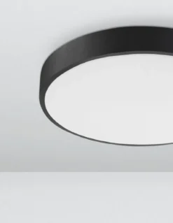 Nova Luce 9001531 HADON LED Deckenleuchte 40cm 3000K Schwarz