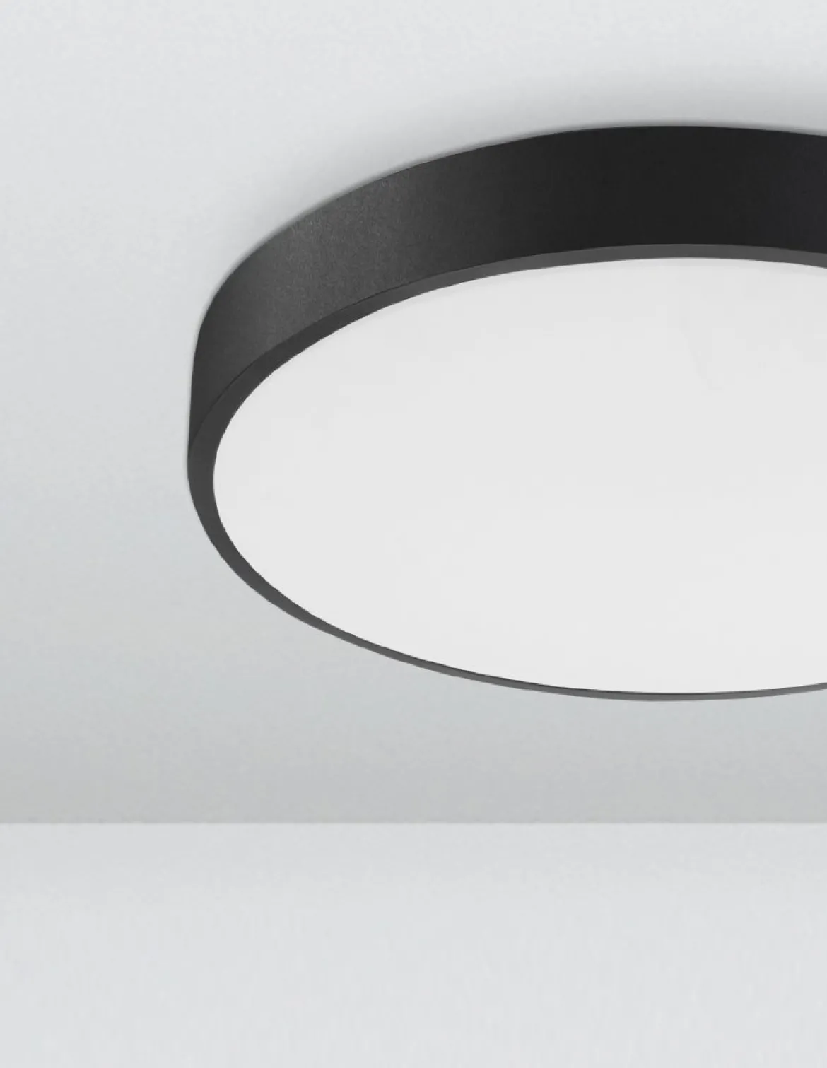 Nova Luce 9001531 HADON LED Deckenleuchte 40cm 3000K Schwarz