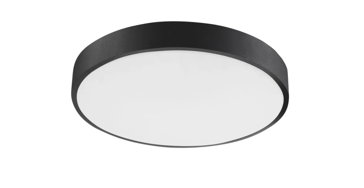 Nova Luce 9001531 HADON LED Deckenleuchte 40cm 3000K Schwarz