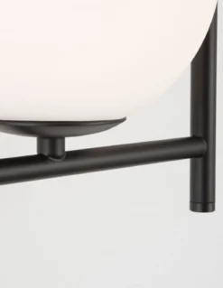 Nova Luce 9190421 IMPERO Wandleuchte 2-flammig Schwarz Weiss G9